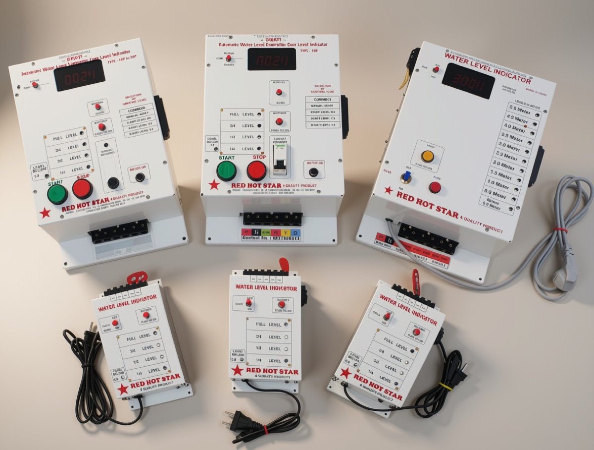 Red Hot Star range of water level indicators, automatic controllers and motor starter units