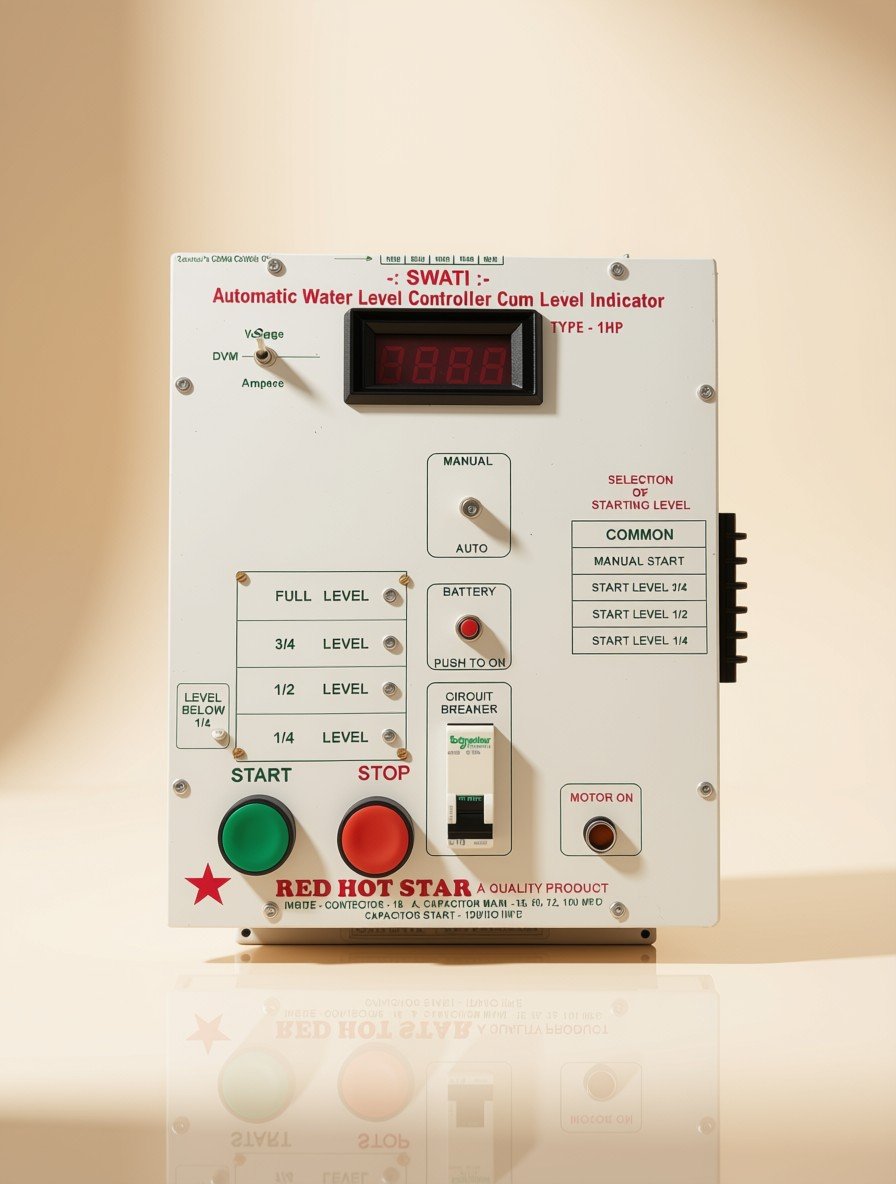 Automatic Water Level Controller with Single-Phase Starter (1HP)